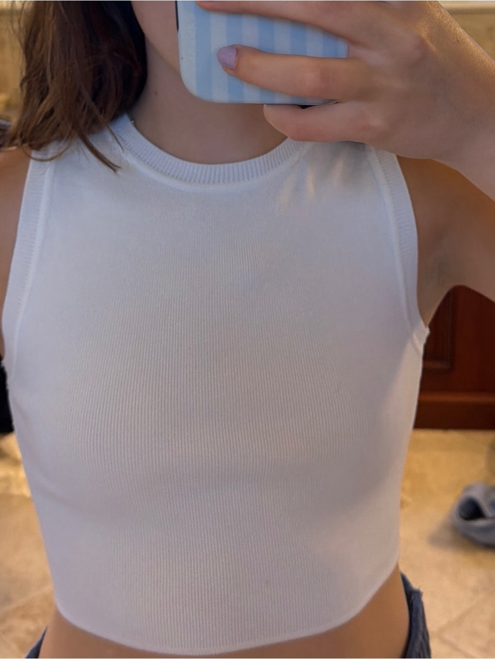 White tank from Zara!